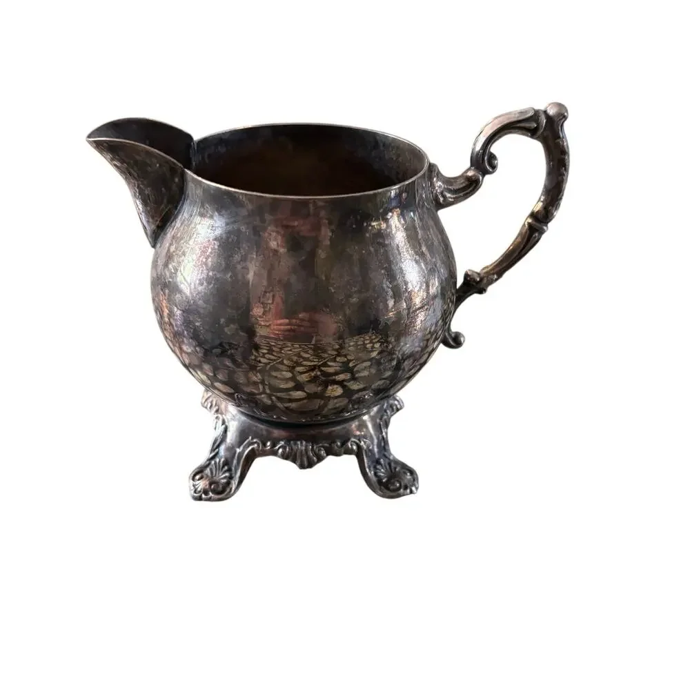 Sheridan Silver on Copper Vintage Milk Cup
